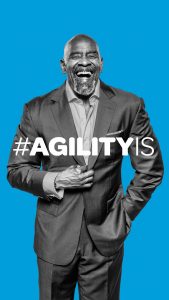#AgilityIs integrated digital campaign featuring Chris Gardner