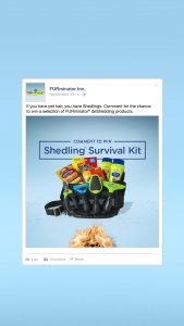 FURminator: Shedlings Facebook posts - social media campaign